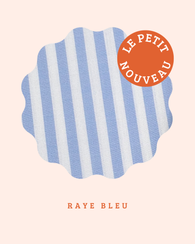 Rayé bleu claire